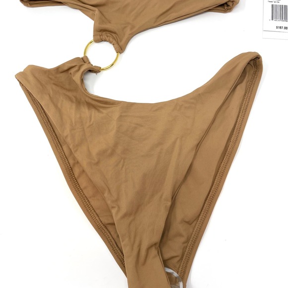 L*SPACE X Tessa Brooks Tessa One Piece Swimsuit In Camel Size Medium New - Picture 5 of 11